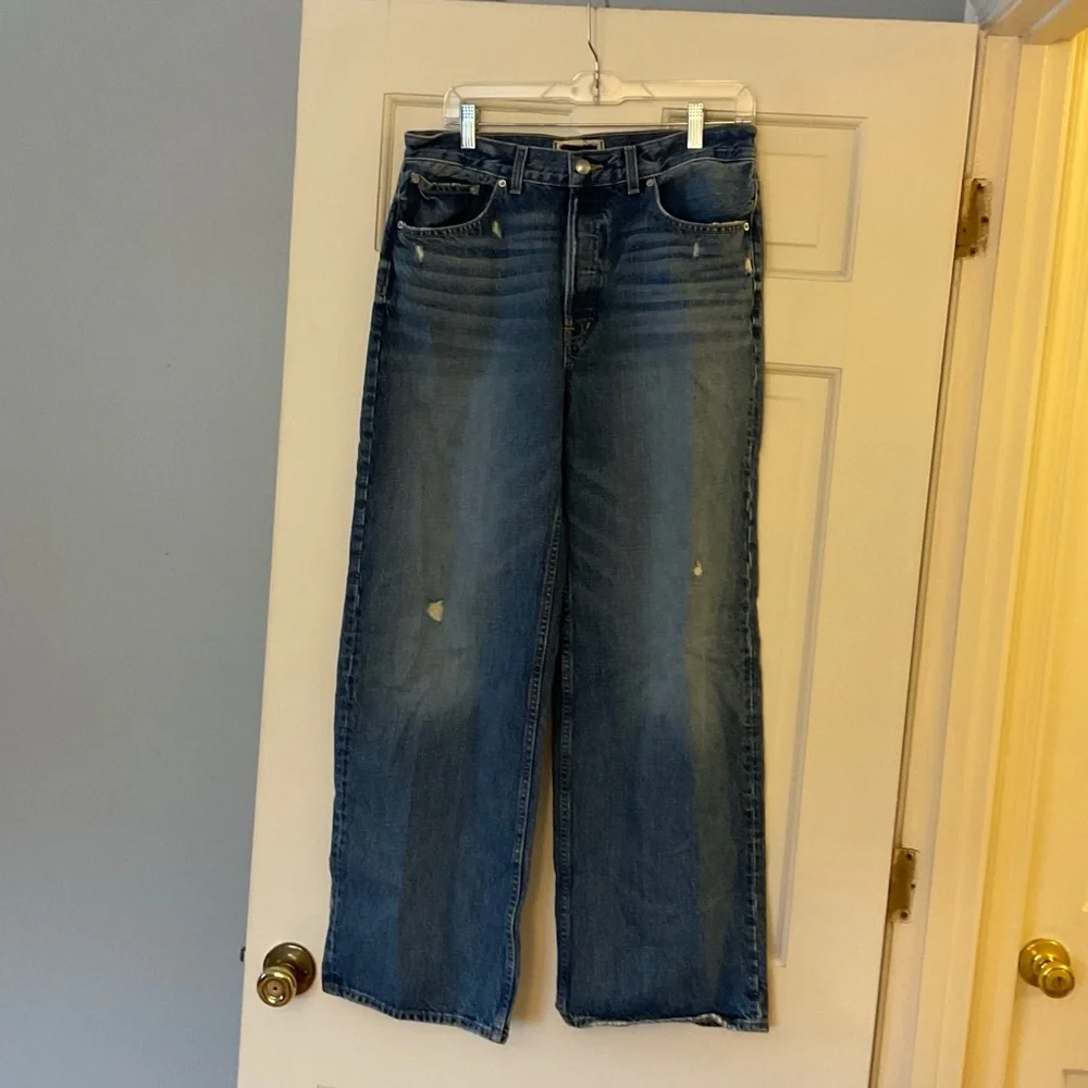 NEW Madewell The Low-Slung Baggy Jean Robertson Wash Rigid Size 28 NWOT - Picture 5 of 14